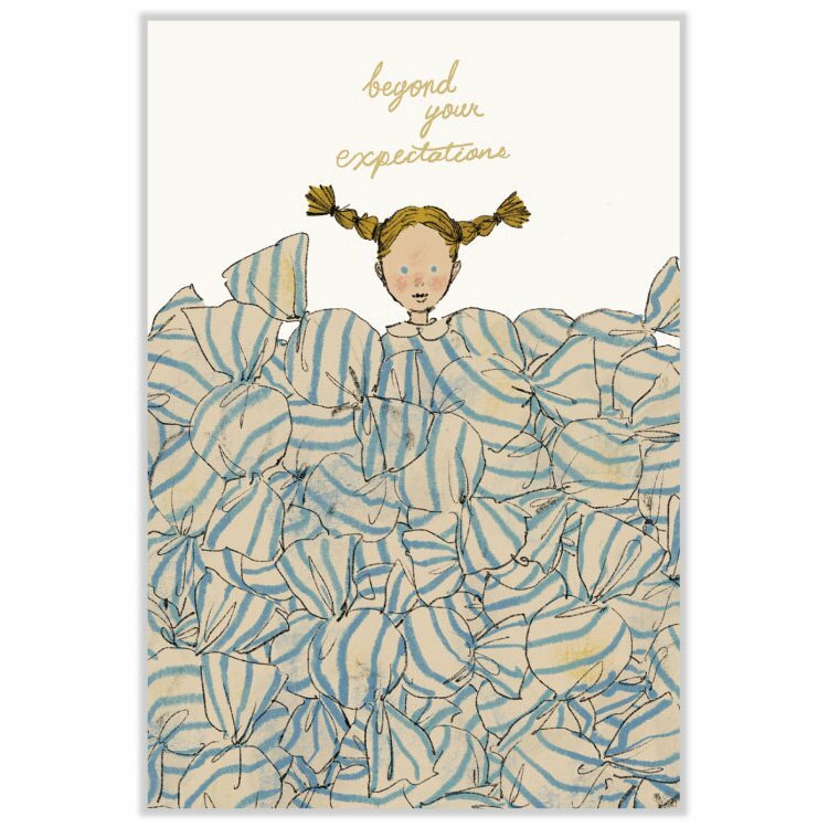 糖果 繪本明信片｜日本Kurahashirei