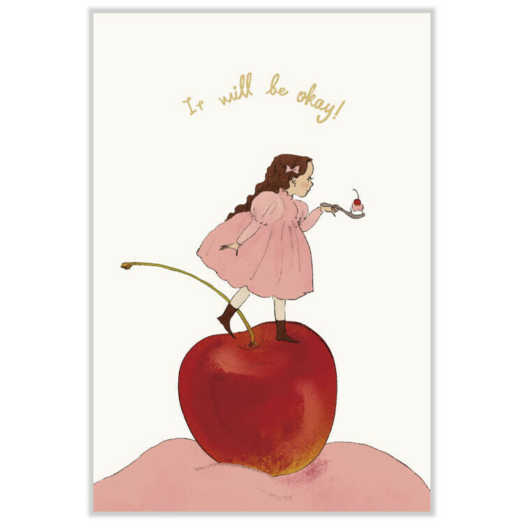 櫻桃 繪本明信片｜日本Kurahashirei