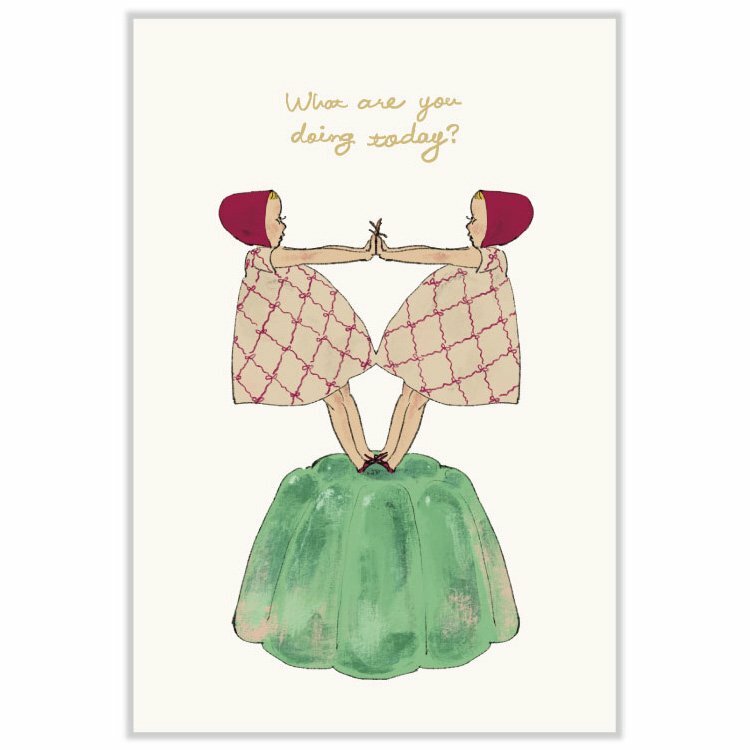 果凍 繪本明信片｜日本Kurahashirei