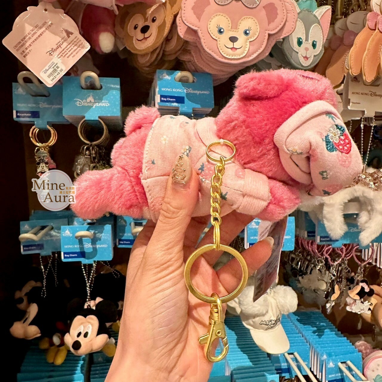 熊抱哥 Lotso居家系列 睡顏 趴趴 鑰匙圈 吊飾 玩具總動員 Toy Story -香港迪士尼樂園