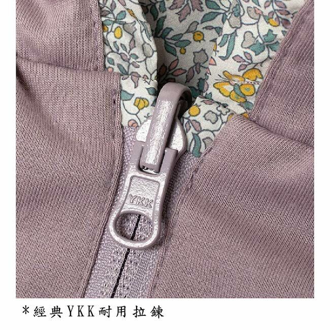 春花雙面穿外套 粉紫