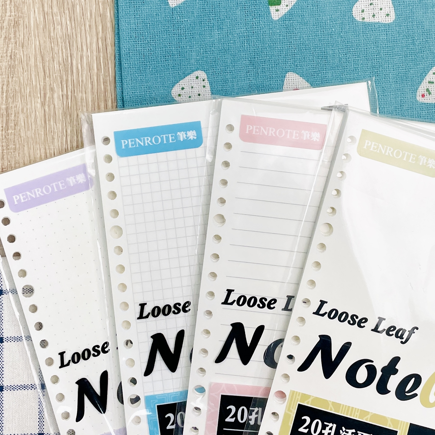 【PENROTE筆樂】A5活頁紙 ( 20孔 / 50入)