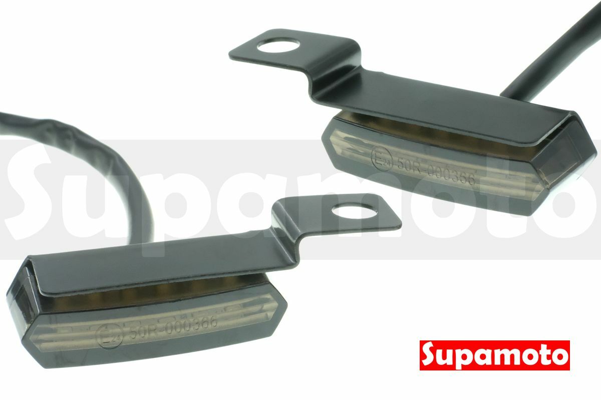 -Supamoto- D52 迷你 LED 方向燈 隱藏 超小 通用 改裝 復古 檔車 仿賽 街車 CB350 哈雷