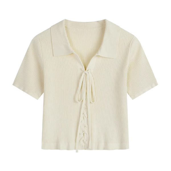 Right shoulder short sleeve T-shirt