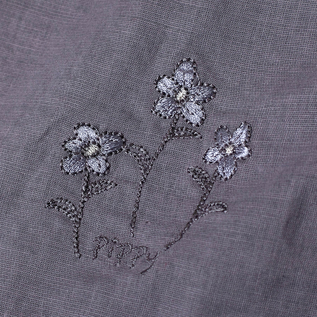 典雅棉麻平織褲裙 紫