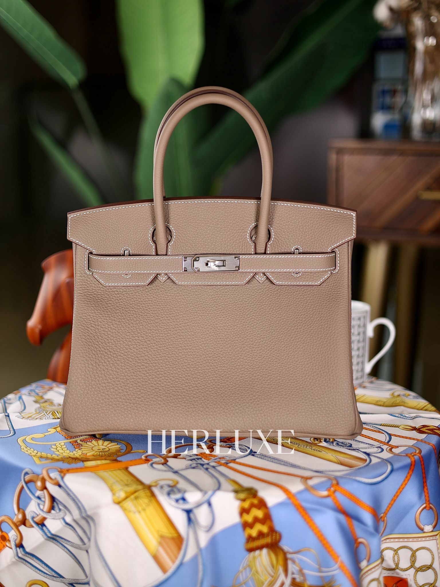 Birkin 30 18 etoupe ck togo W