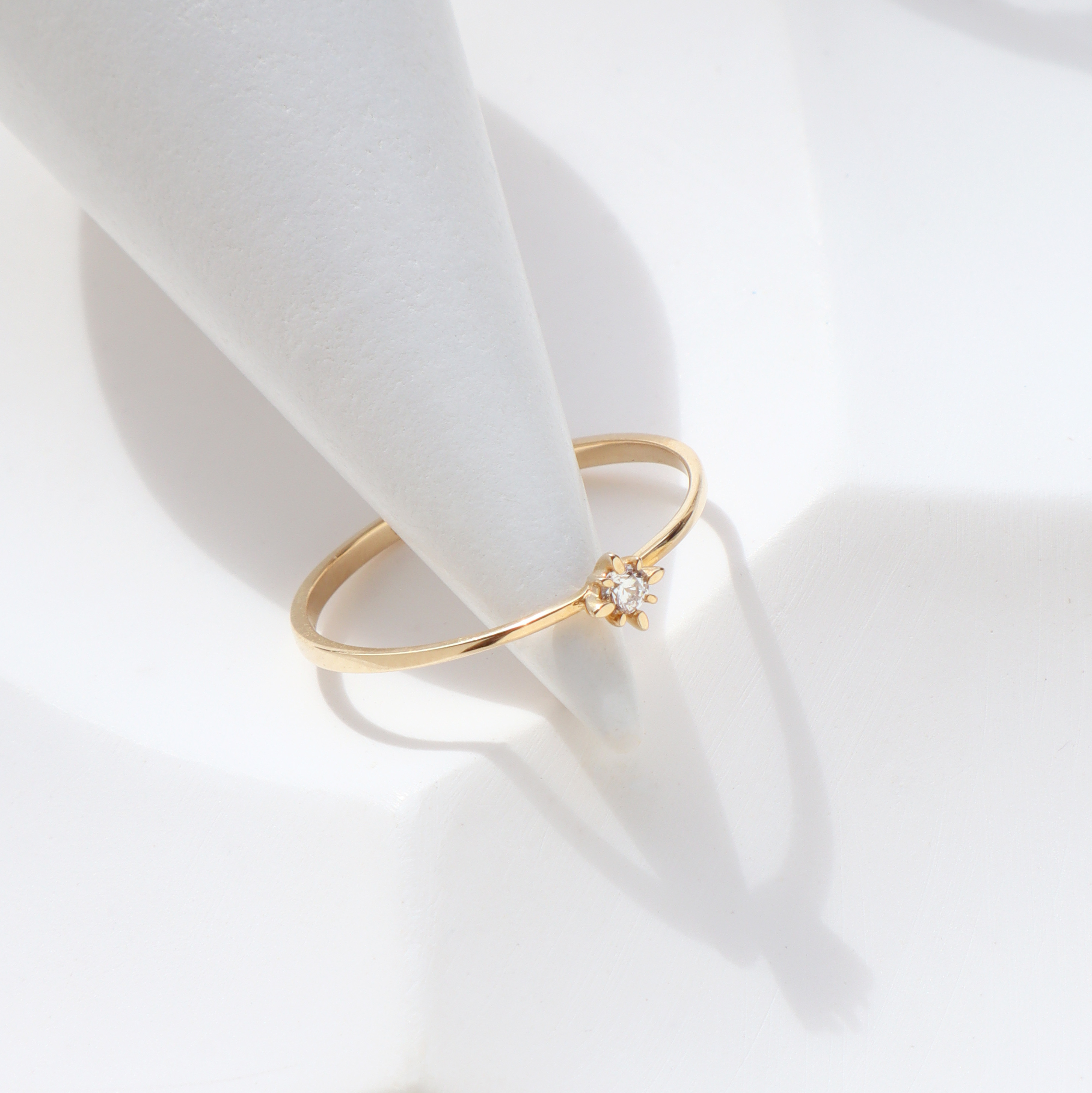 10K/萬丈光芒戒指