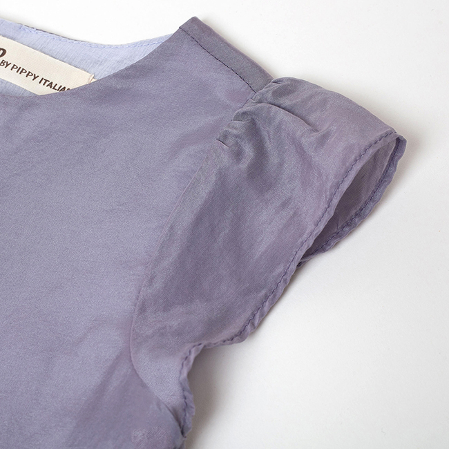 優雅絲棉洋裝 紫