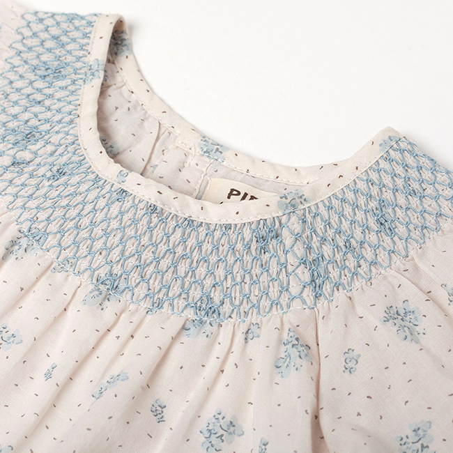 純棉典雅上衣 米