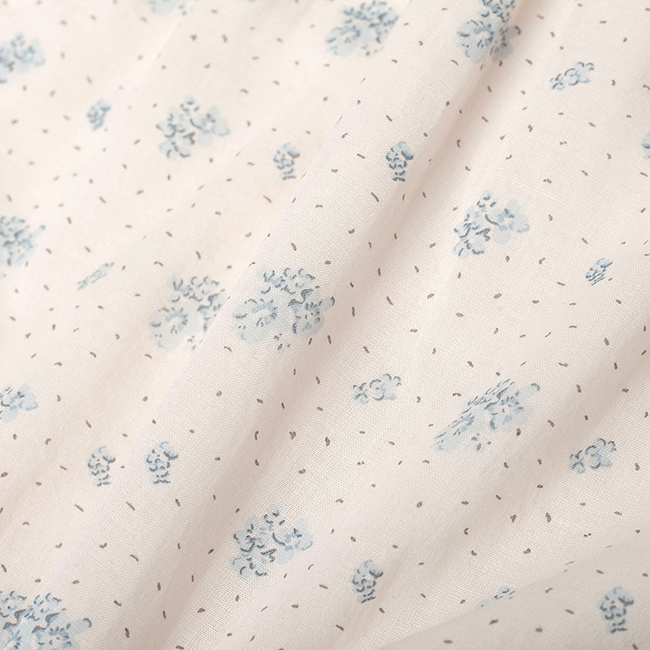 純棉典雅上衣 米