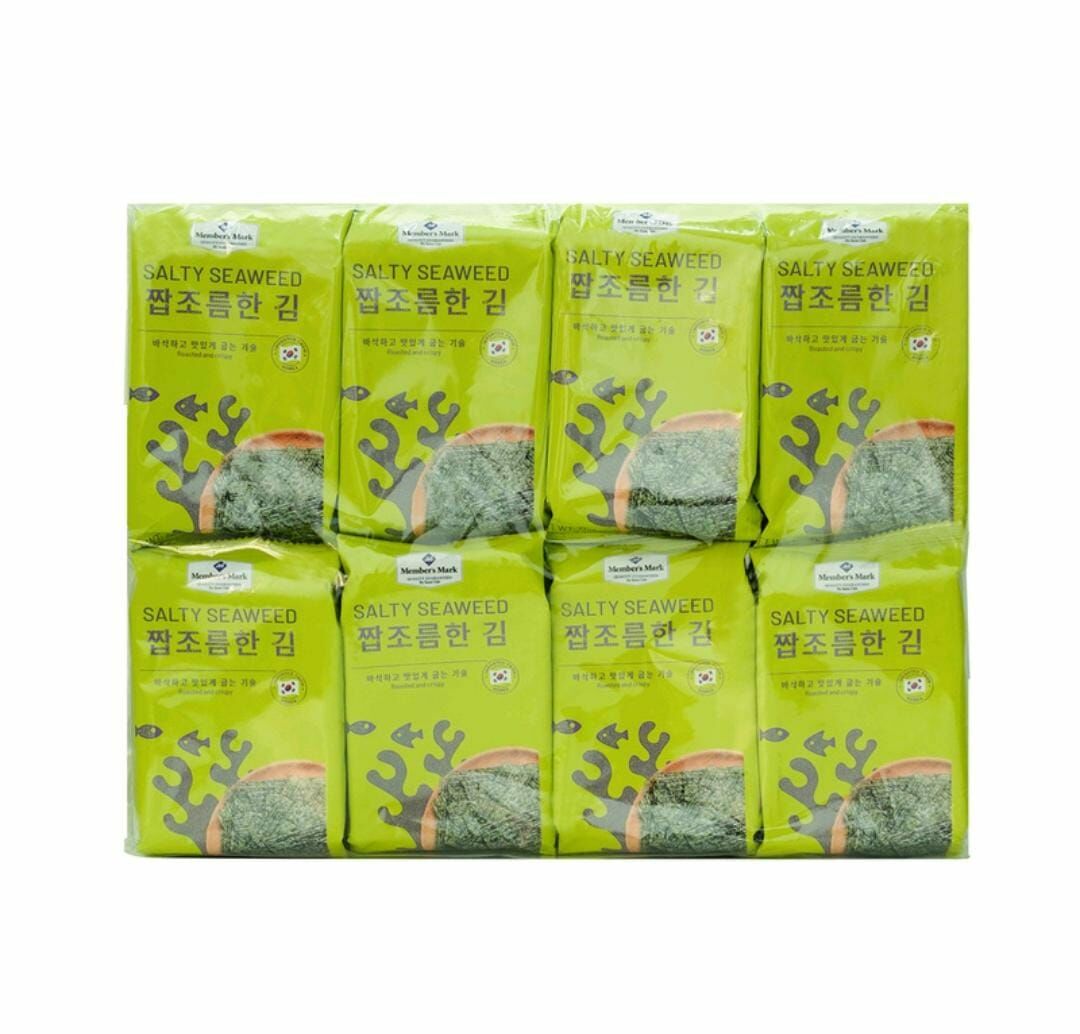 [Sam's Club] MM 韓國進口-香脆鹽味紫菜180克 (24包裝)