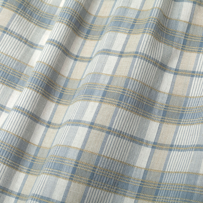 經典格紋洋裝 藍