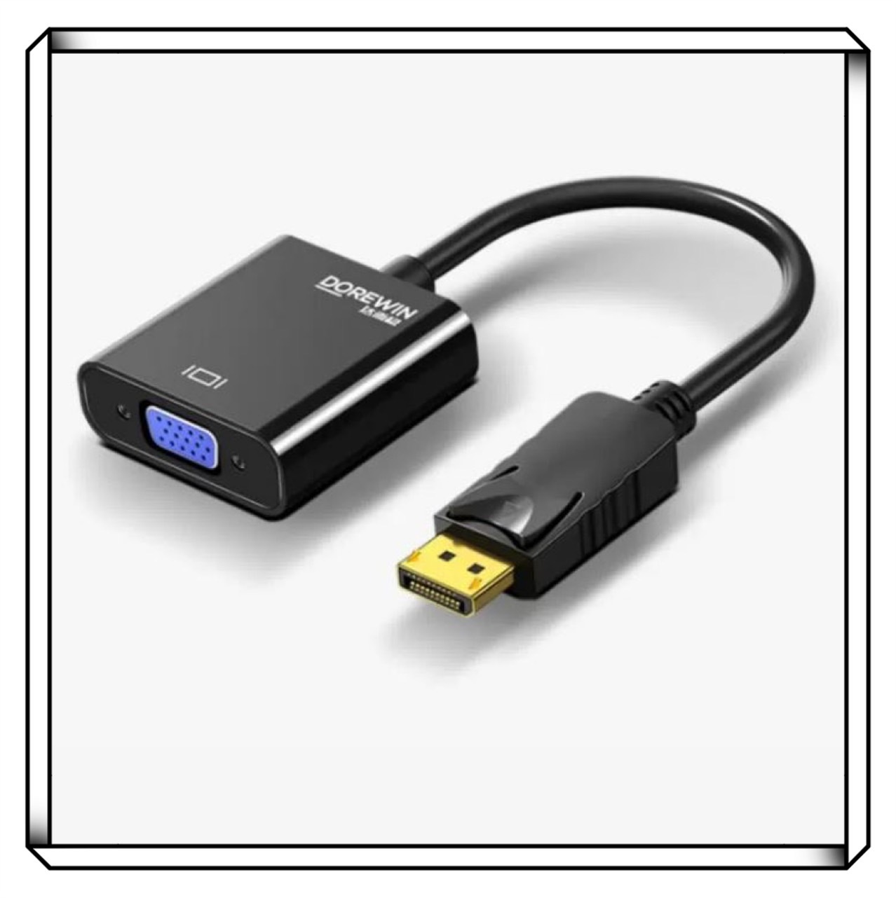 DP 轉  VGA 1080P 螢幕轉接線