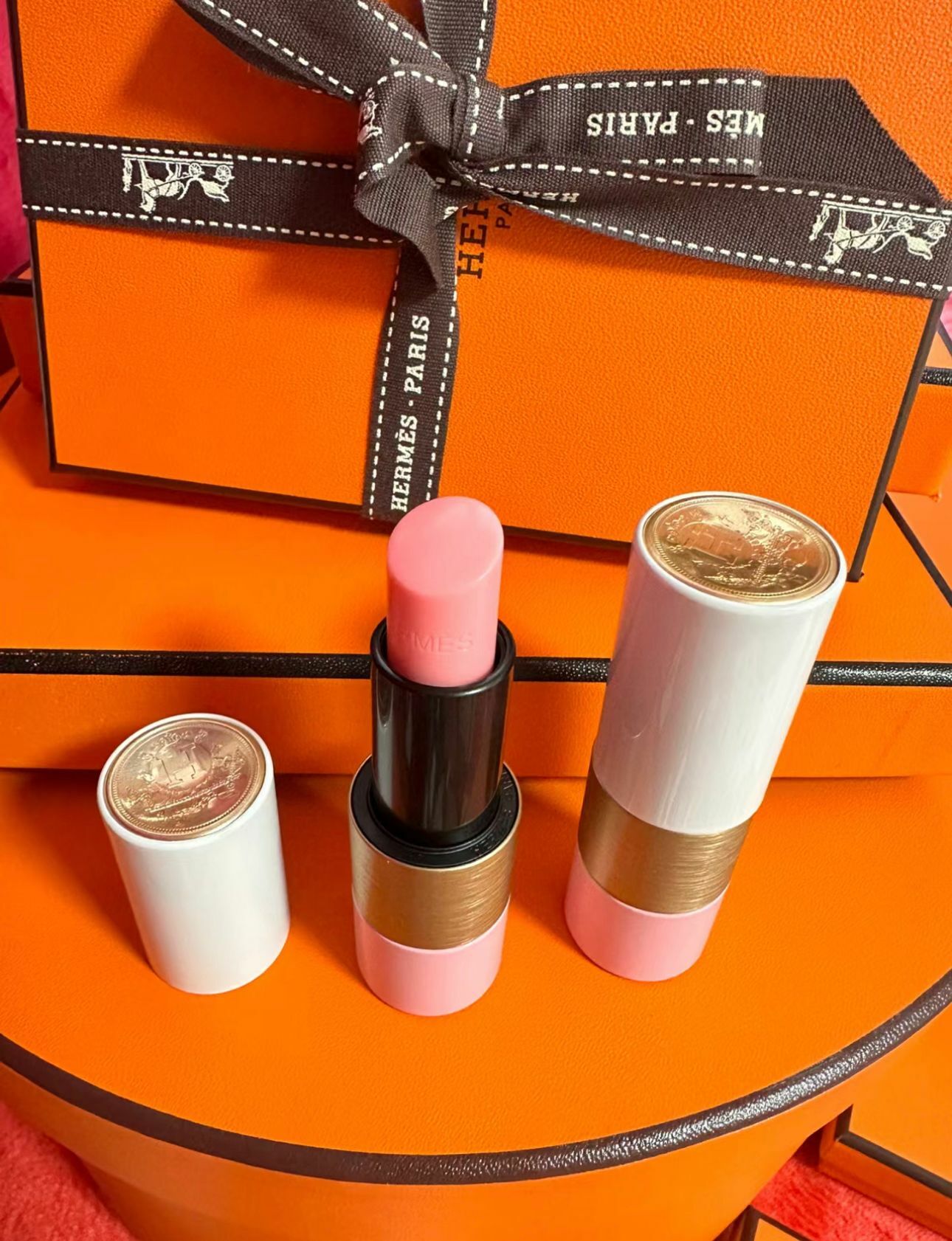 HERMES - Rosy lip enhancer, Rose d'Été 27#