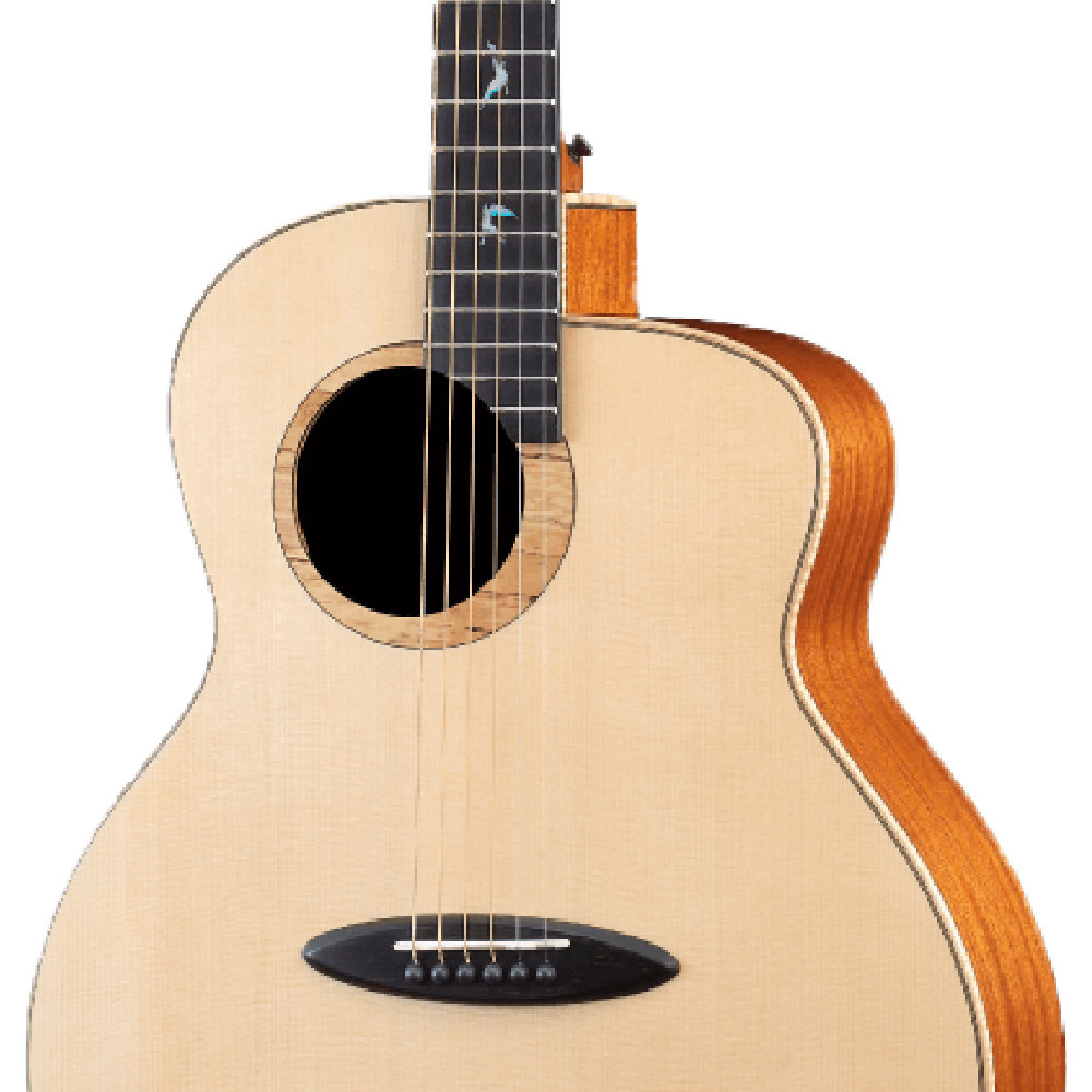 aNueNue aNueNue / MB/LB100 原創系列 全單旅行木吉他/全單木吉他(月亮雲杉木)(原聲款/插電款)(MB100E/LB100E) 彩虹人官方認證 第 2 張圖片｜三峽吉他 / Bass