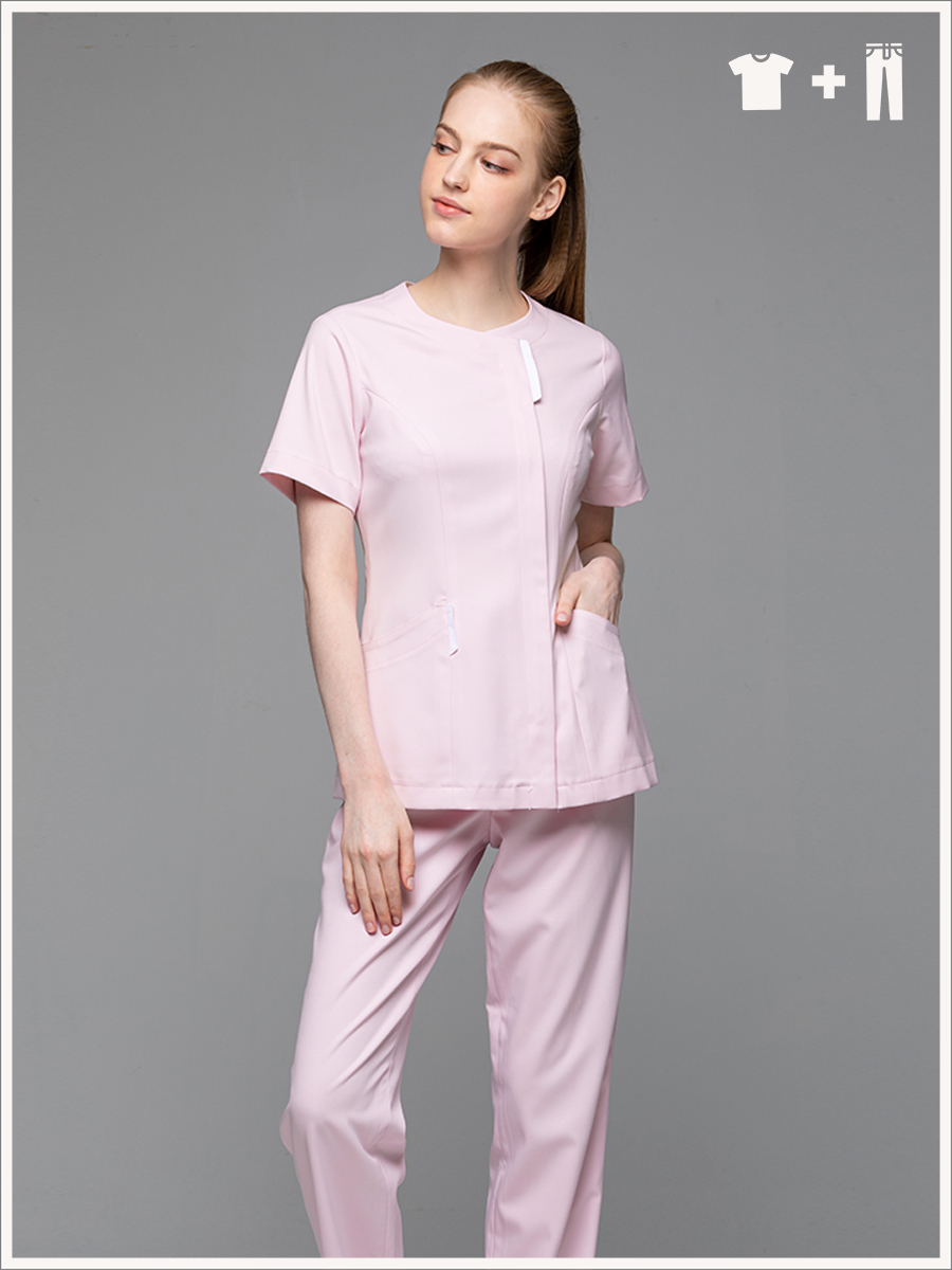 【整套販售】AS251-A0 女護理套裝-AS柔彈布-寶寶粉