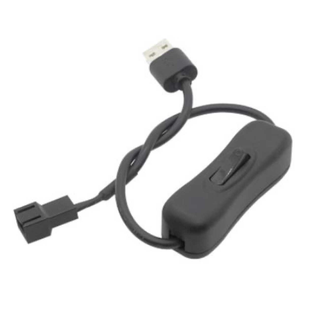 風扇電源轉 2P / 3P轉 USB供電 帶開關