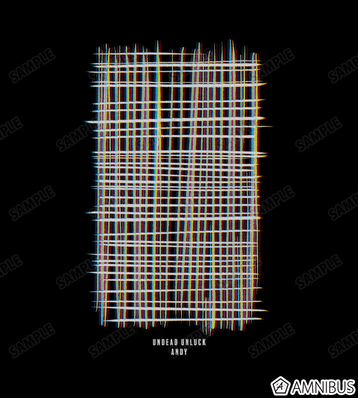 預訂2024/4月 TVアニメ「アンデッドアンラック」 アンディのモザイク Tシャツ