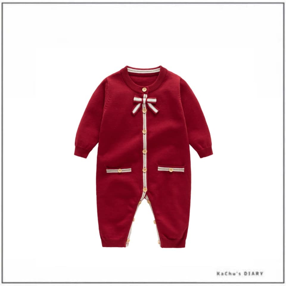 little bow tie romper