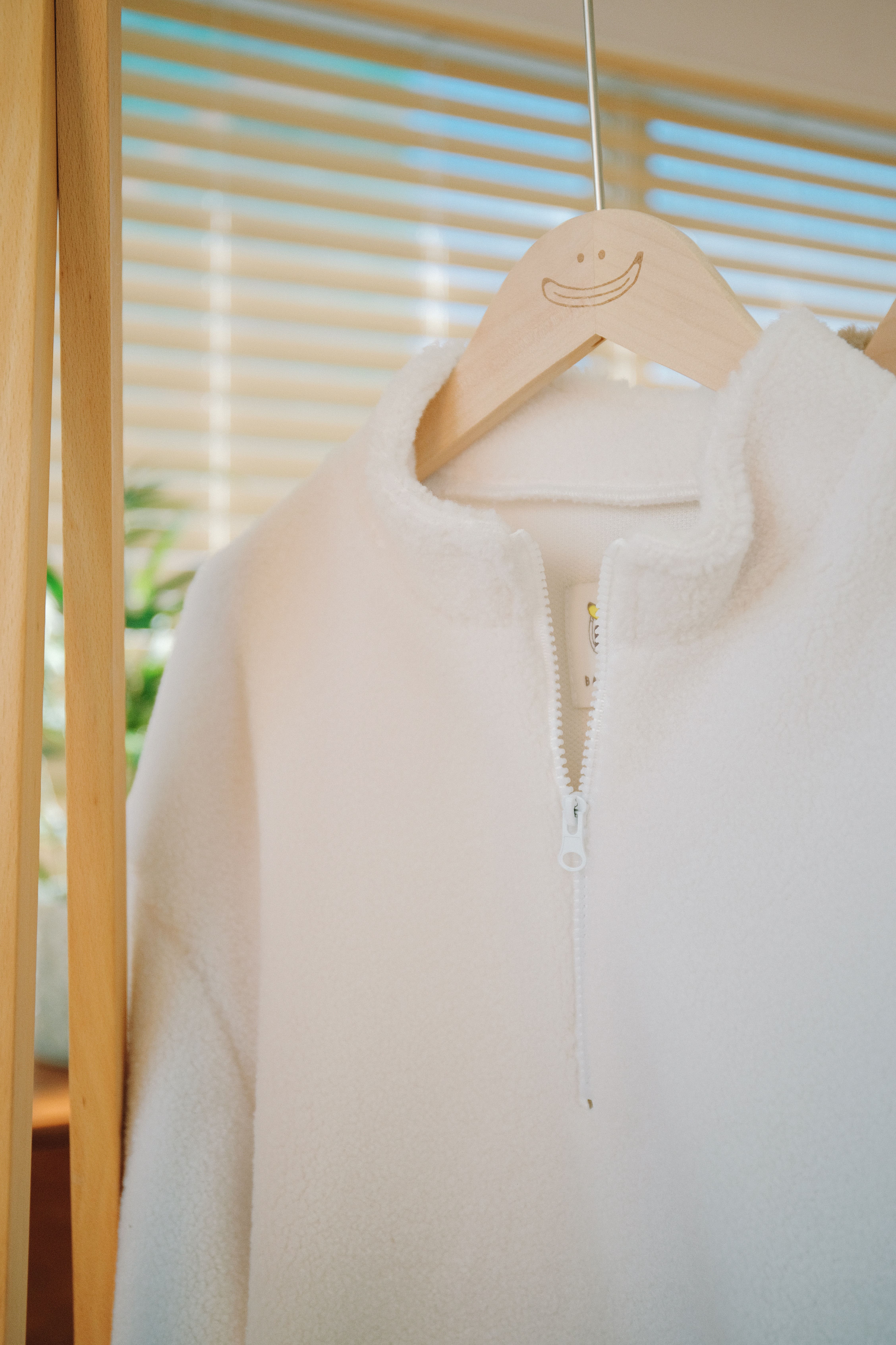 三色／柔軟搖粒絨半拉鏈上衣／ Fleece Half-zip Long Sleeve Pullover