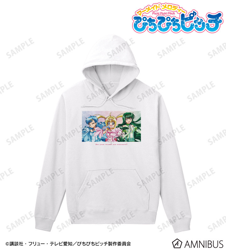 預訂2024/4月 アニメ「ぴちぴちピッチ」 描き下ろしイラスト 20th Anniversary ver. パーカー
