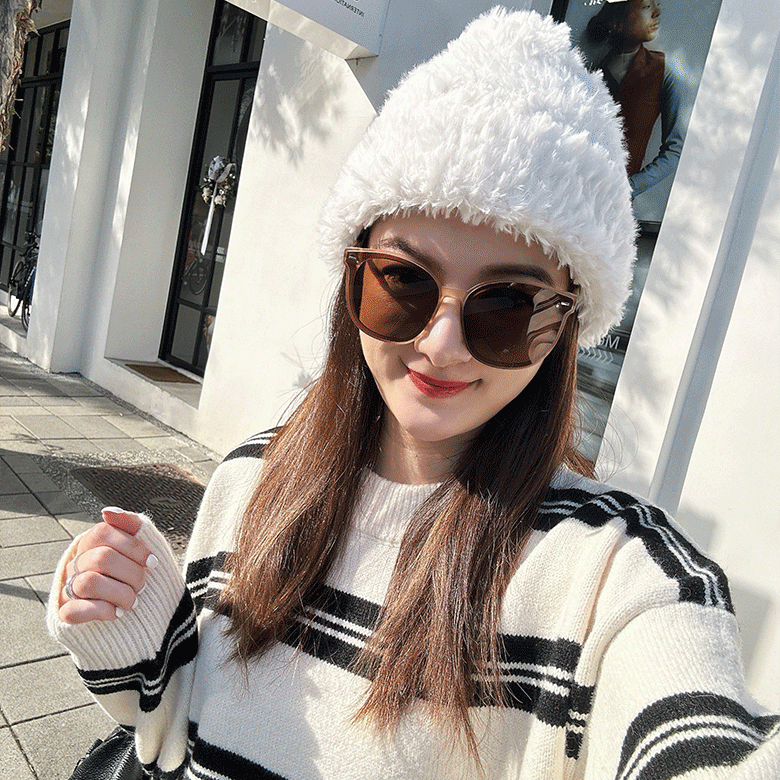 保暖毛絨絨毛帽