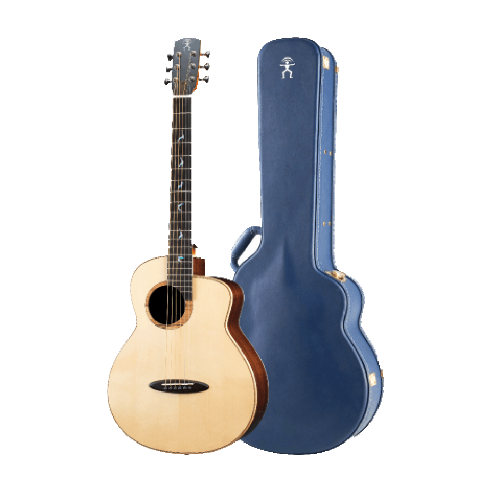 aNueNue aNueNue / MB/LB200 原創系列 全單旅行木吉他/全單木吉他(月亮雲杉木)(原聲款/插電款)(MB200E/LB200E) 彩虹人官方認證 — 三峽吉他 / Bass