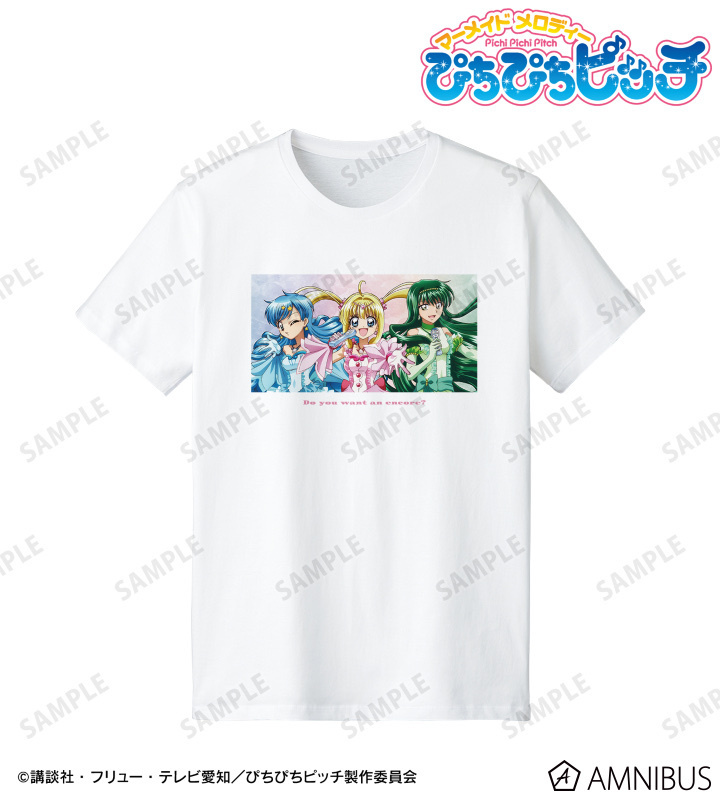 預訂2024/4月 アニメ「ぴちぴちピッチ」 描き下ろしイラスト 20th Anniversary ver. Tシャツ
