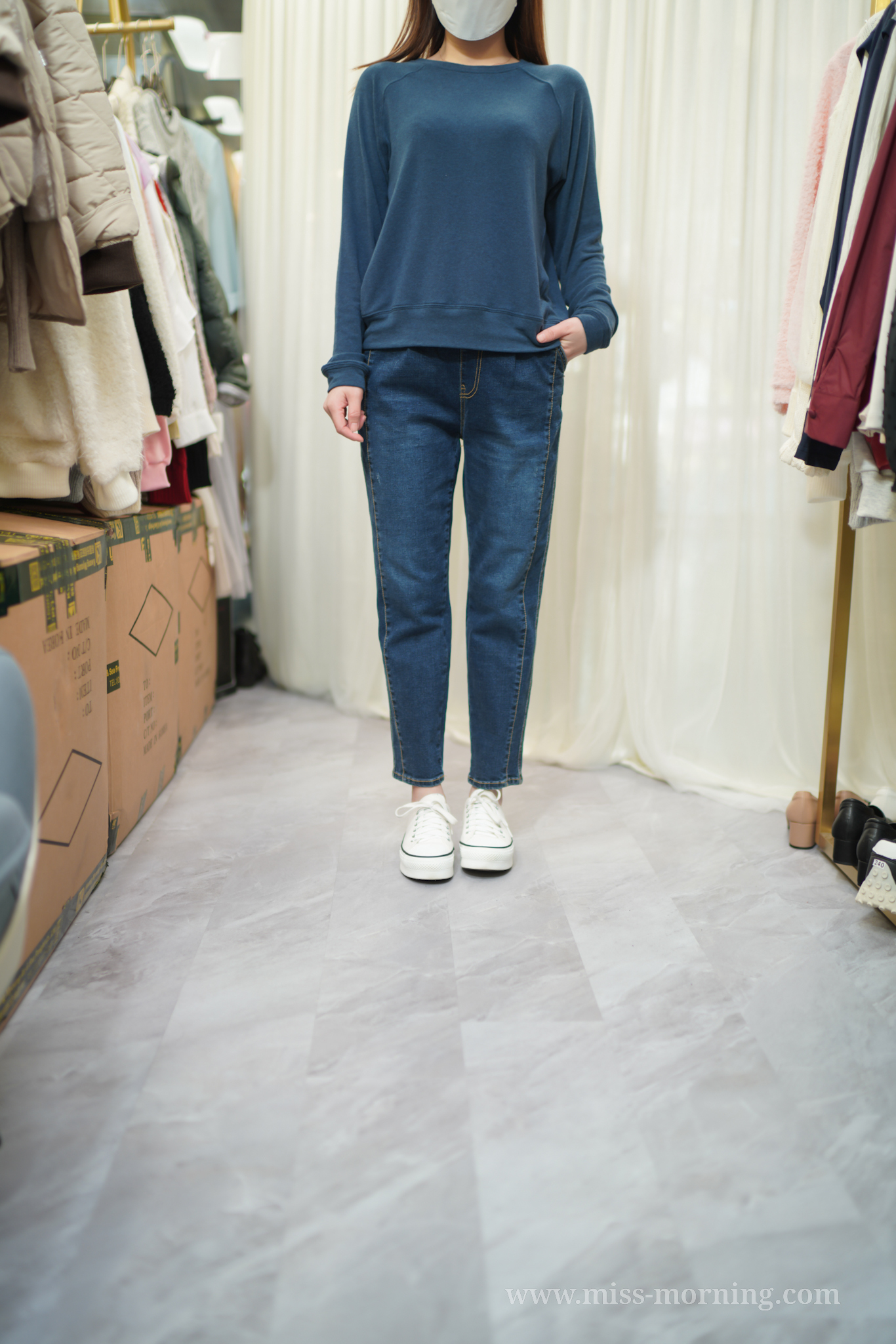 高質Boy款牛仔褲(33678)