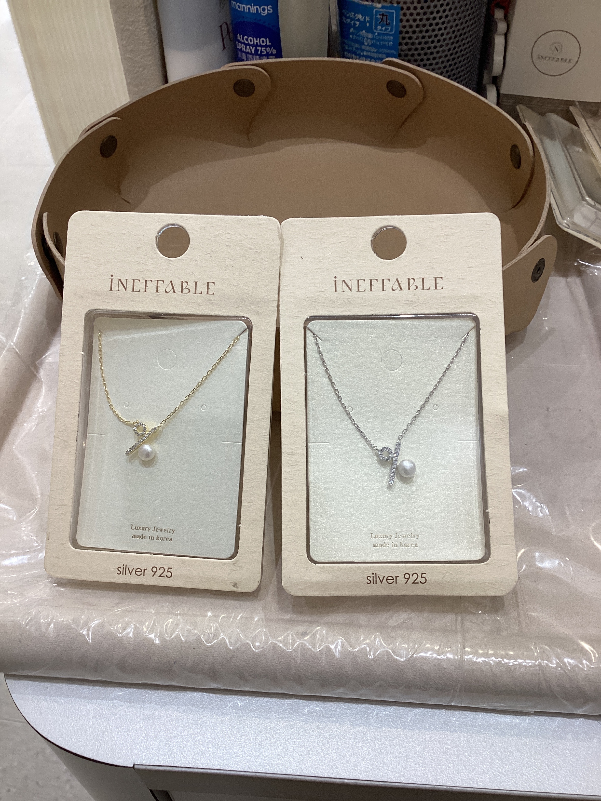 純銀頸鏈 淡水珍珠 svn23