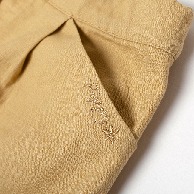 休閒俏麗短褲 黃