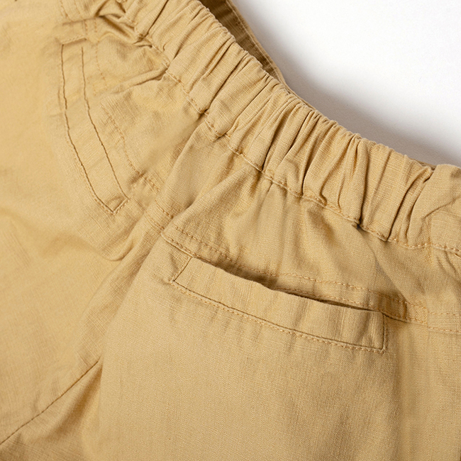 休閒俏麗短褲 黃