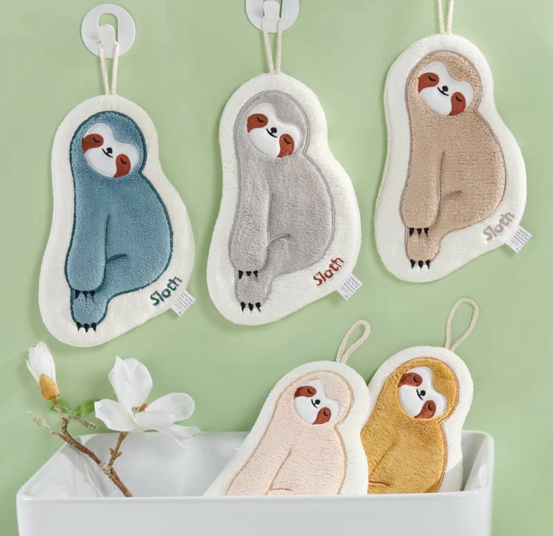 加厚款樹懶造型擦手巾