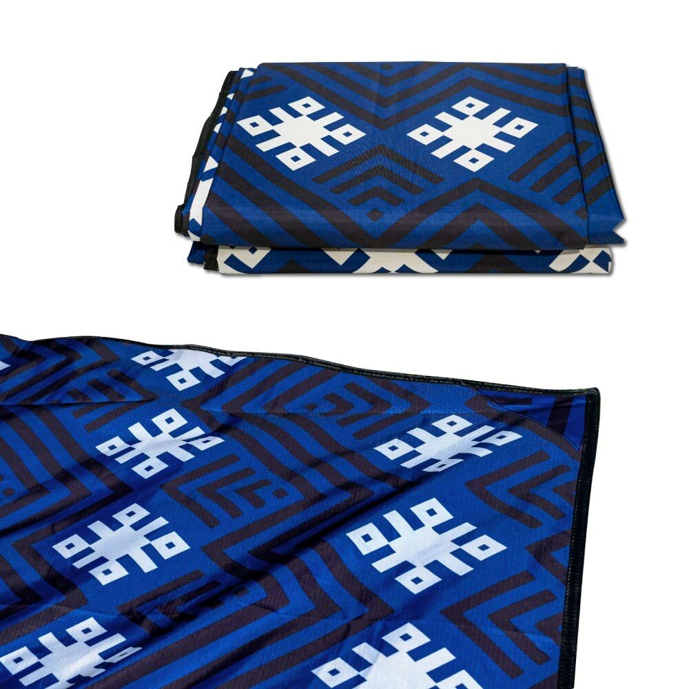 Outdoor Base 彩繪天空專用地布〔2D帳專用〕藍色祥雲