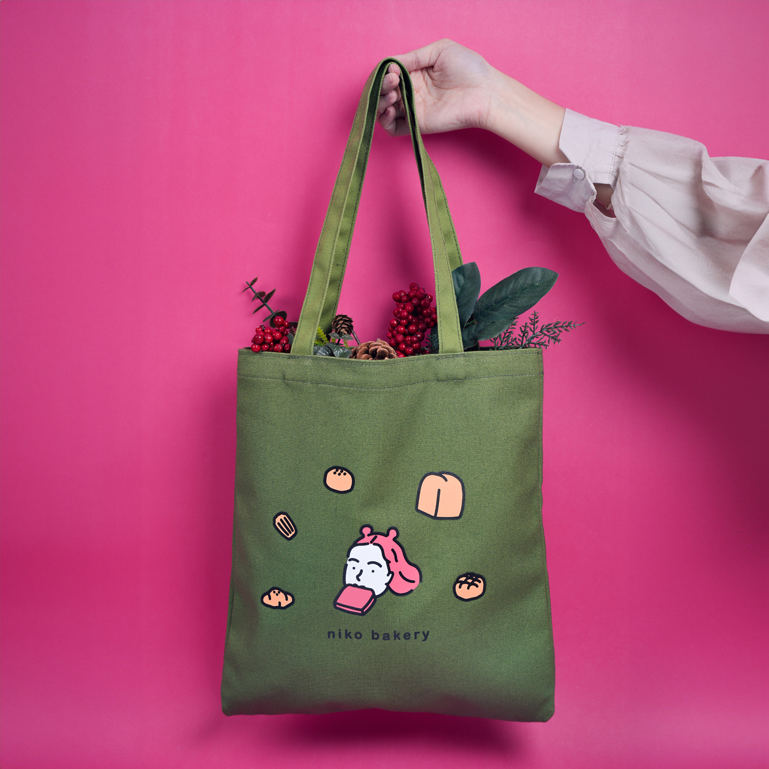 【niko bakery】2024新款 原創帆布袋