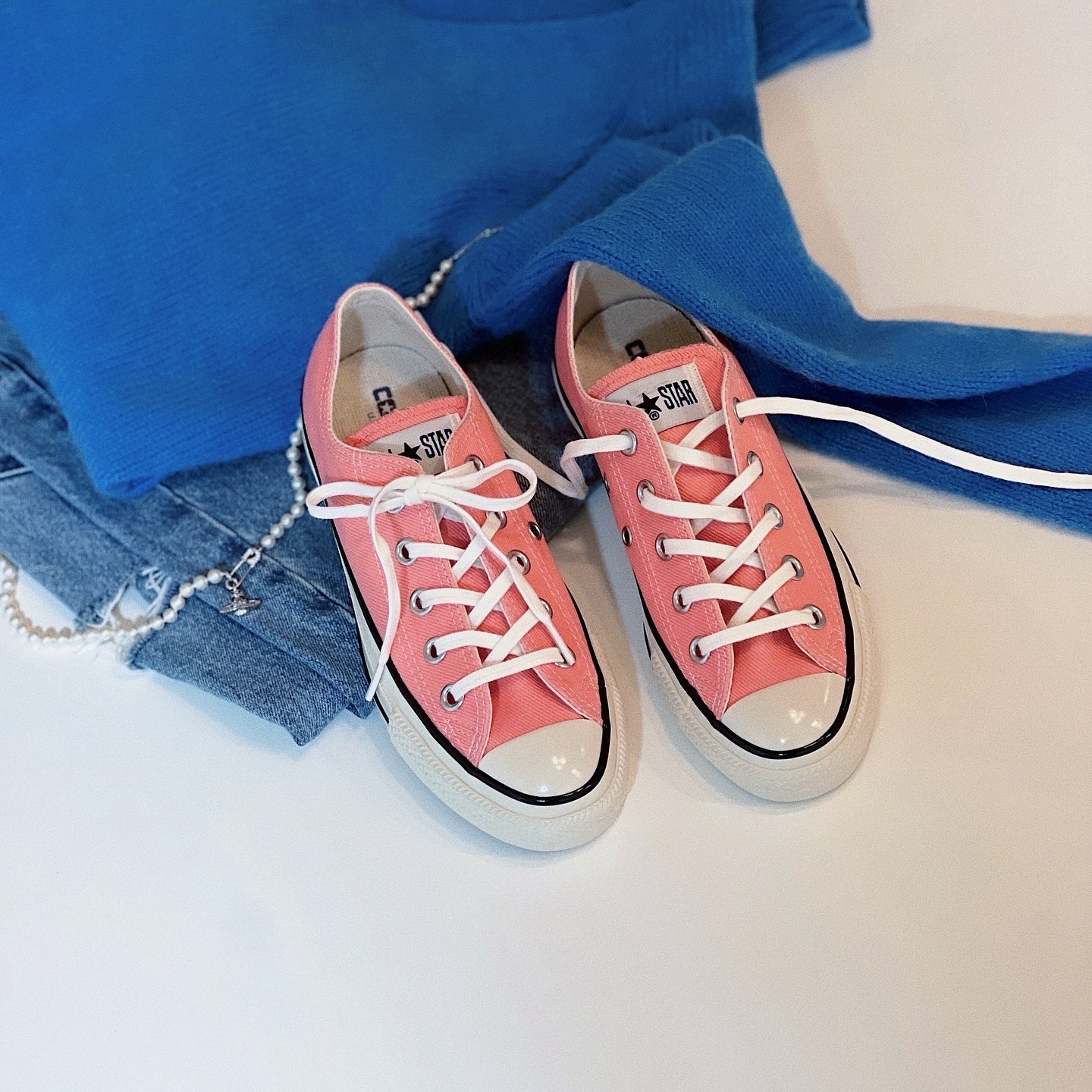 Converse All Star US Colodenim OX 漫畫粉 粉紅 丹寧 牛仔 低筒 日本限定 31308221