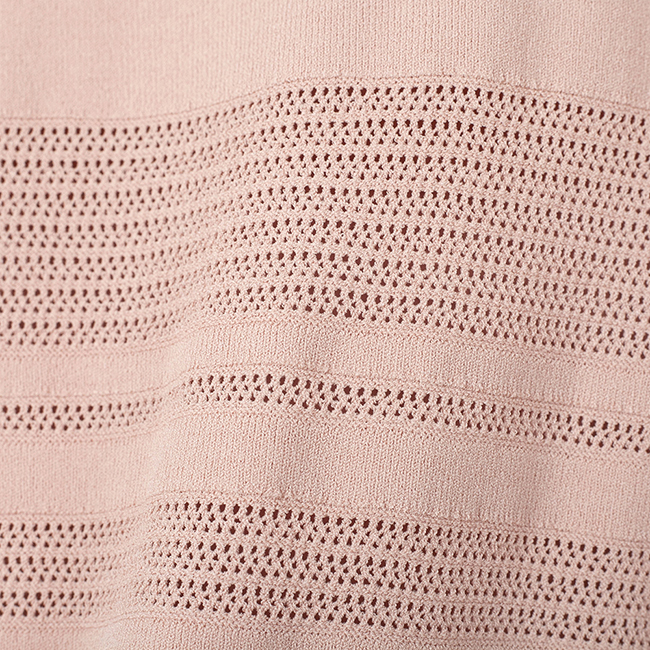 落肩線衫上衣 粉