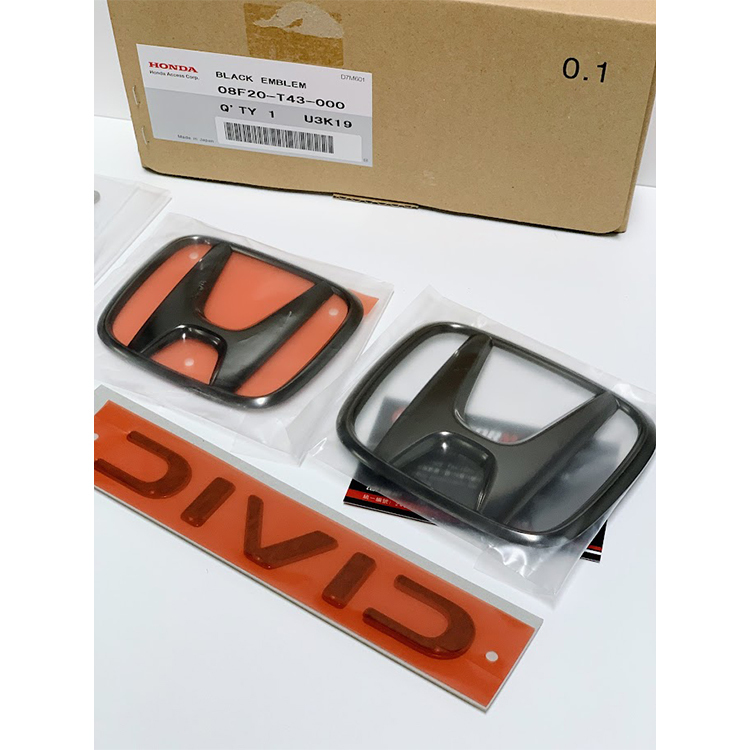 HONDA EMBLEM BLACK CIVIC FL