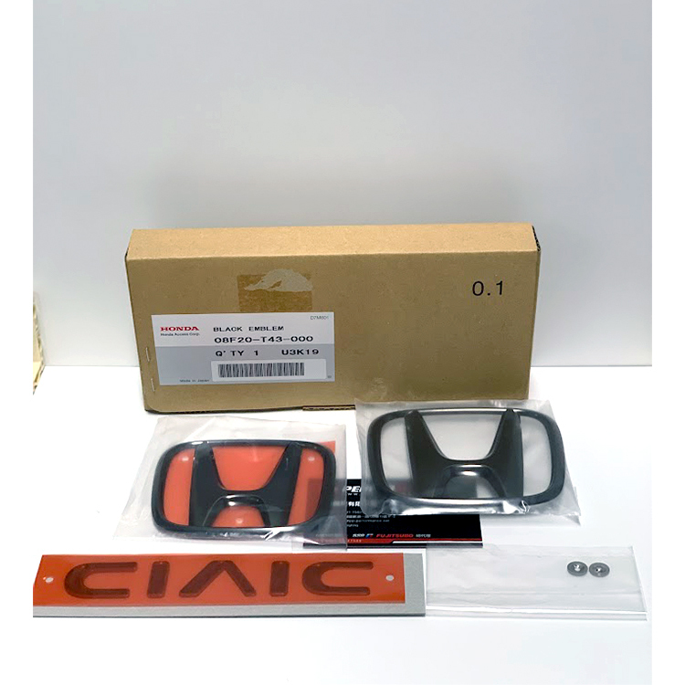 HONDA EMBLEM BLACK CIVIC FL