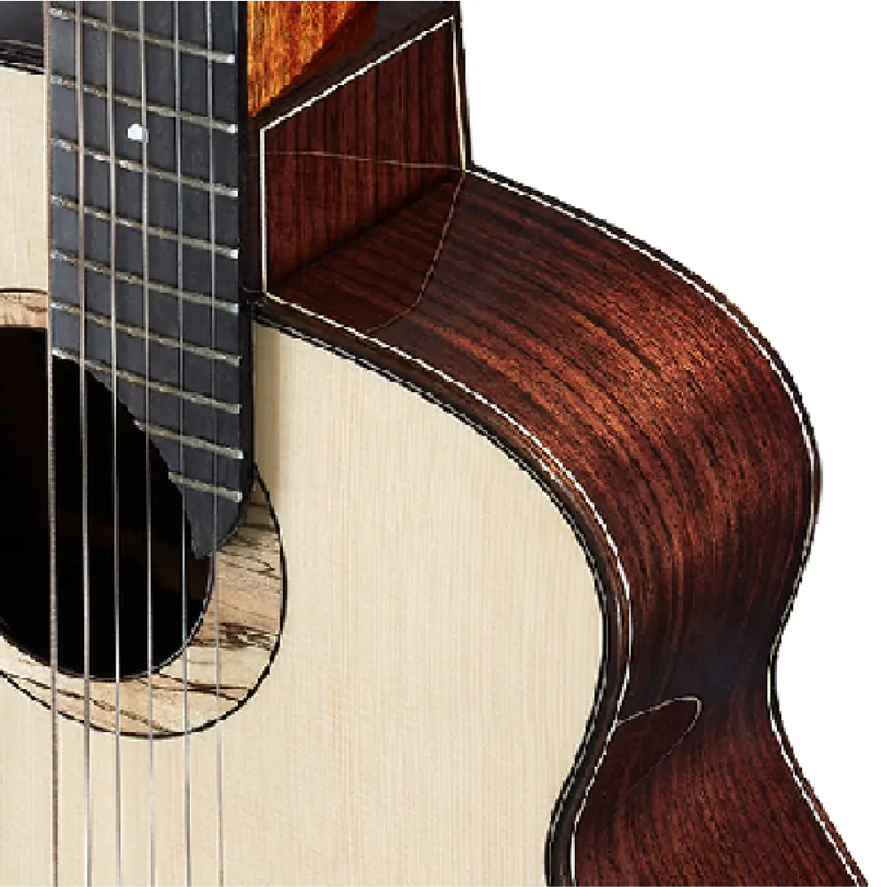 aNueNue aNueNue / LS600 杉田健司 吉他未來系列 41吋全單木吉他(月亮雲杉木)(原聲款/插電款)(LS600/LS600E) 彩虹人官方認證 第 3 張圖片｜三峽吉他 / Bass