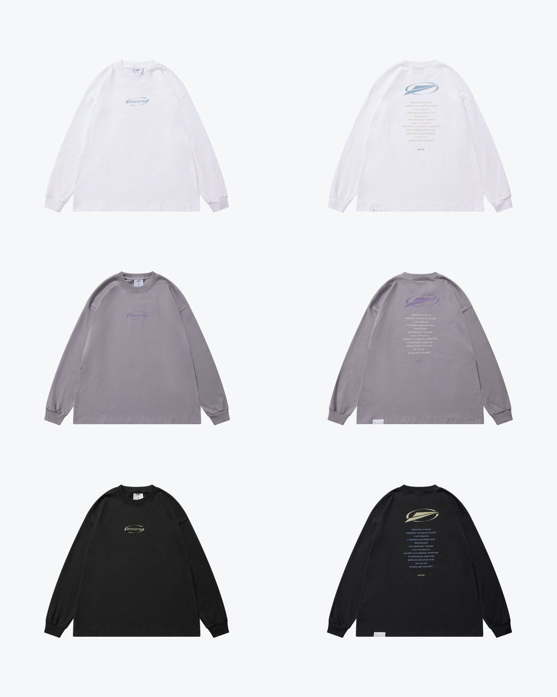 SENSE LS Cotton Print Tee