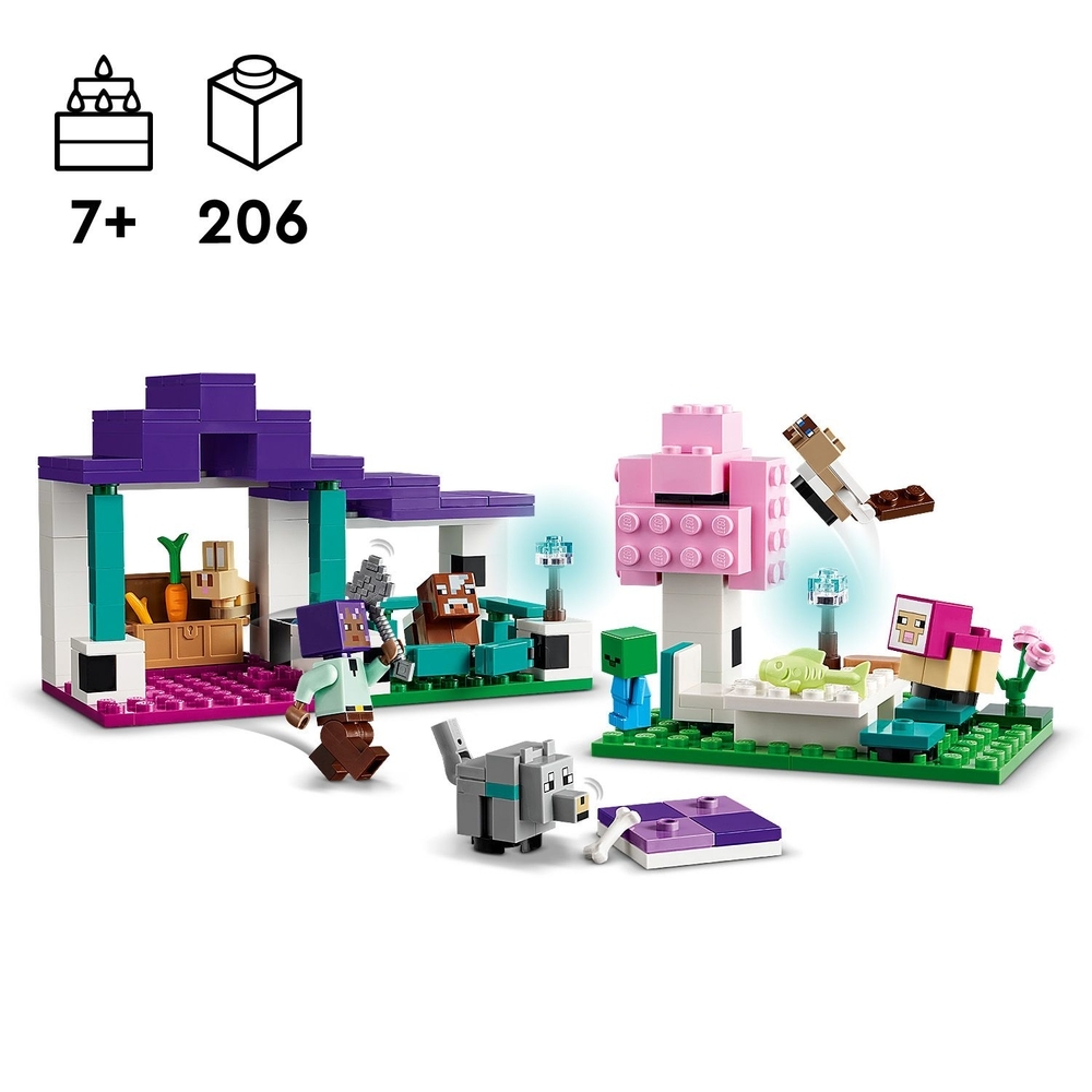 [飛米樂高積木專賣店] LEGO 21253 Minecraft-動物保護區