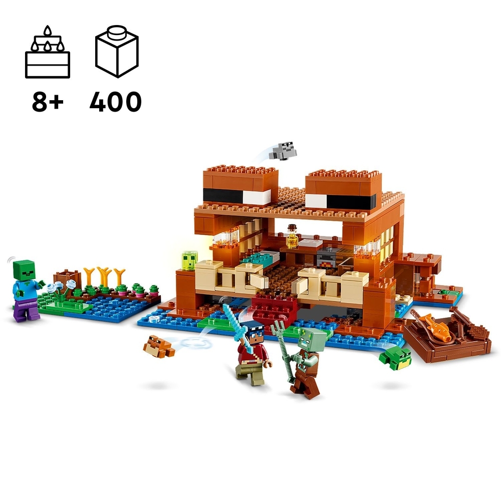 [飛米樂高積木專賣店] LEGO 21256 Minecraft-The Frog House