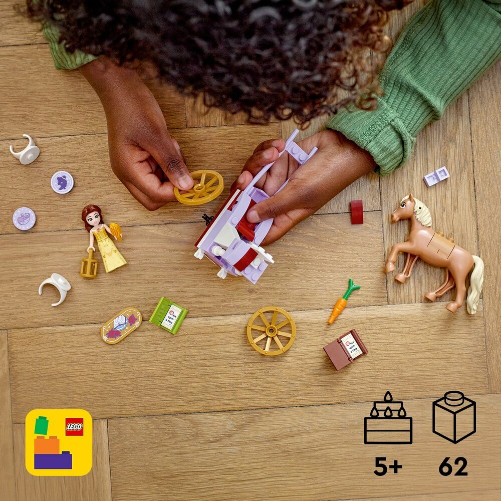 [飛米樂高積木專賣店] LEGO 43233 Disney-貝兒 故事馬車