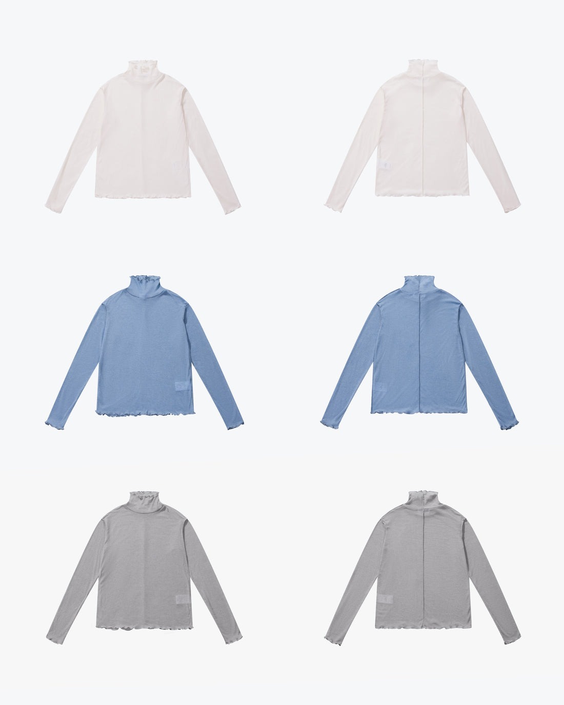 SENSE HIGH NECK LIGHT COTTON TOP