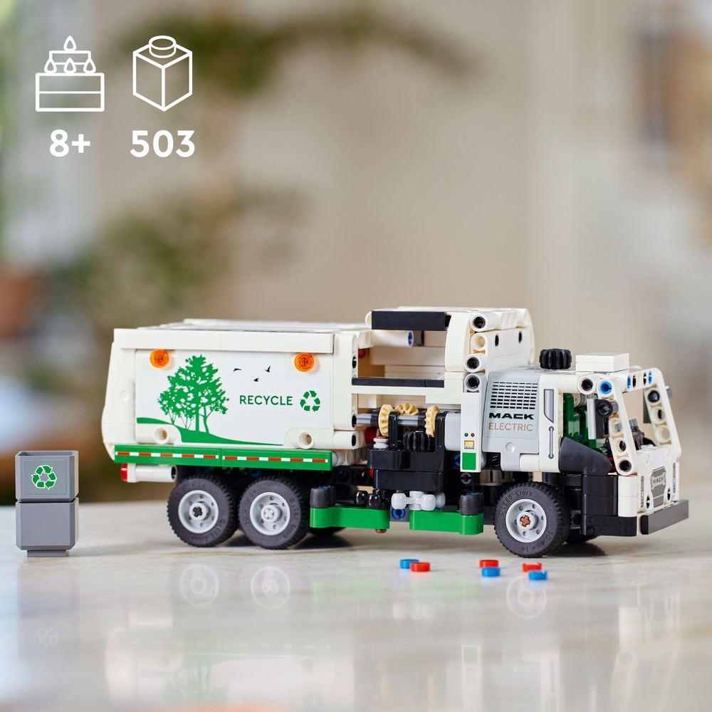 [飛米樂高積木專賣店]LEGO 42167 科技系列-Mack® LR 垃圾車