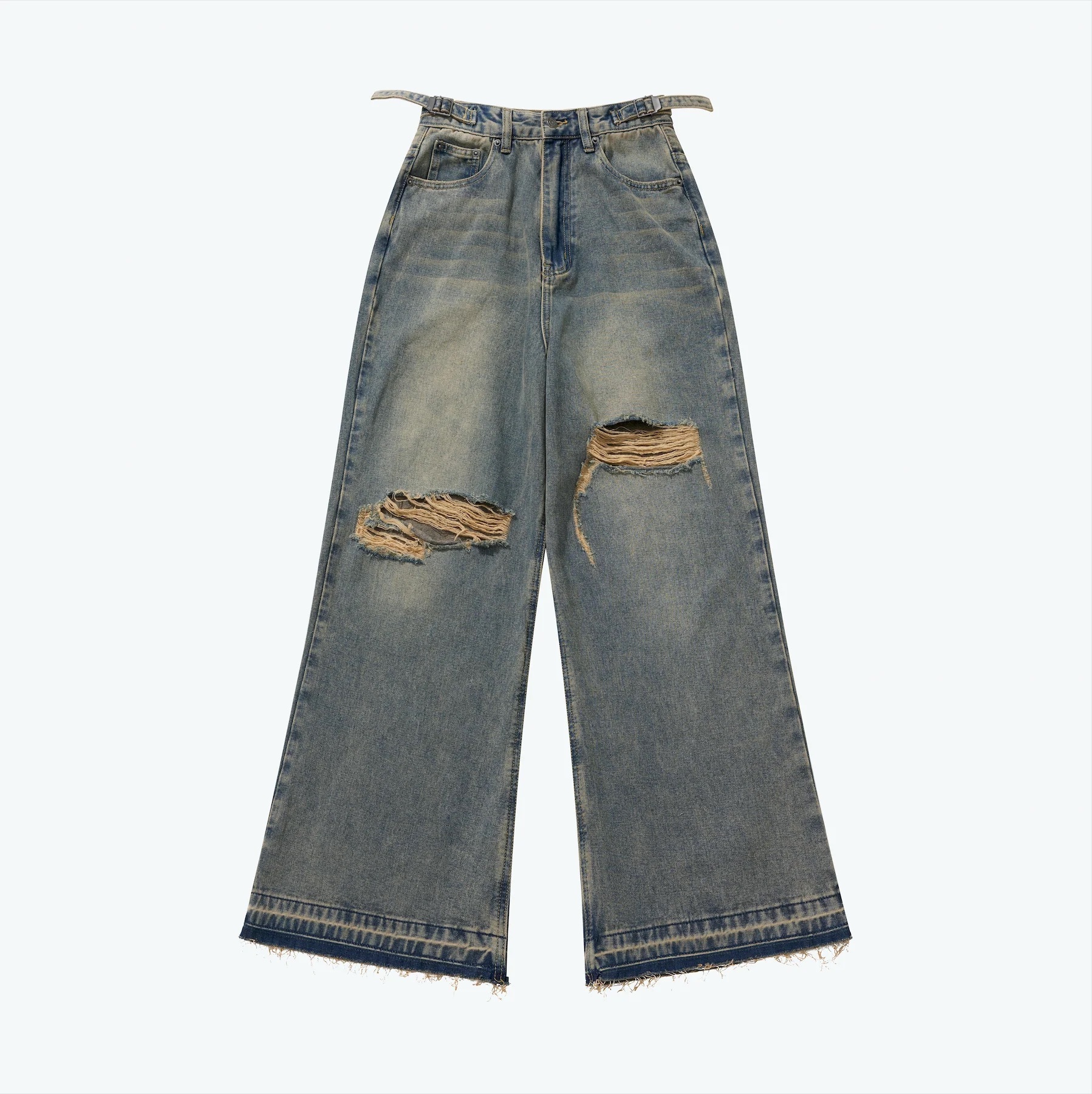 SENSE LOW RISE BAGGY JEANS