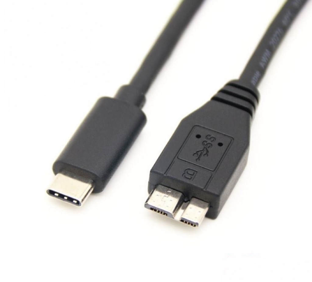 Micro-B 轉 TYPE-C  2.5吋 外接硬碟傳輸線