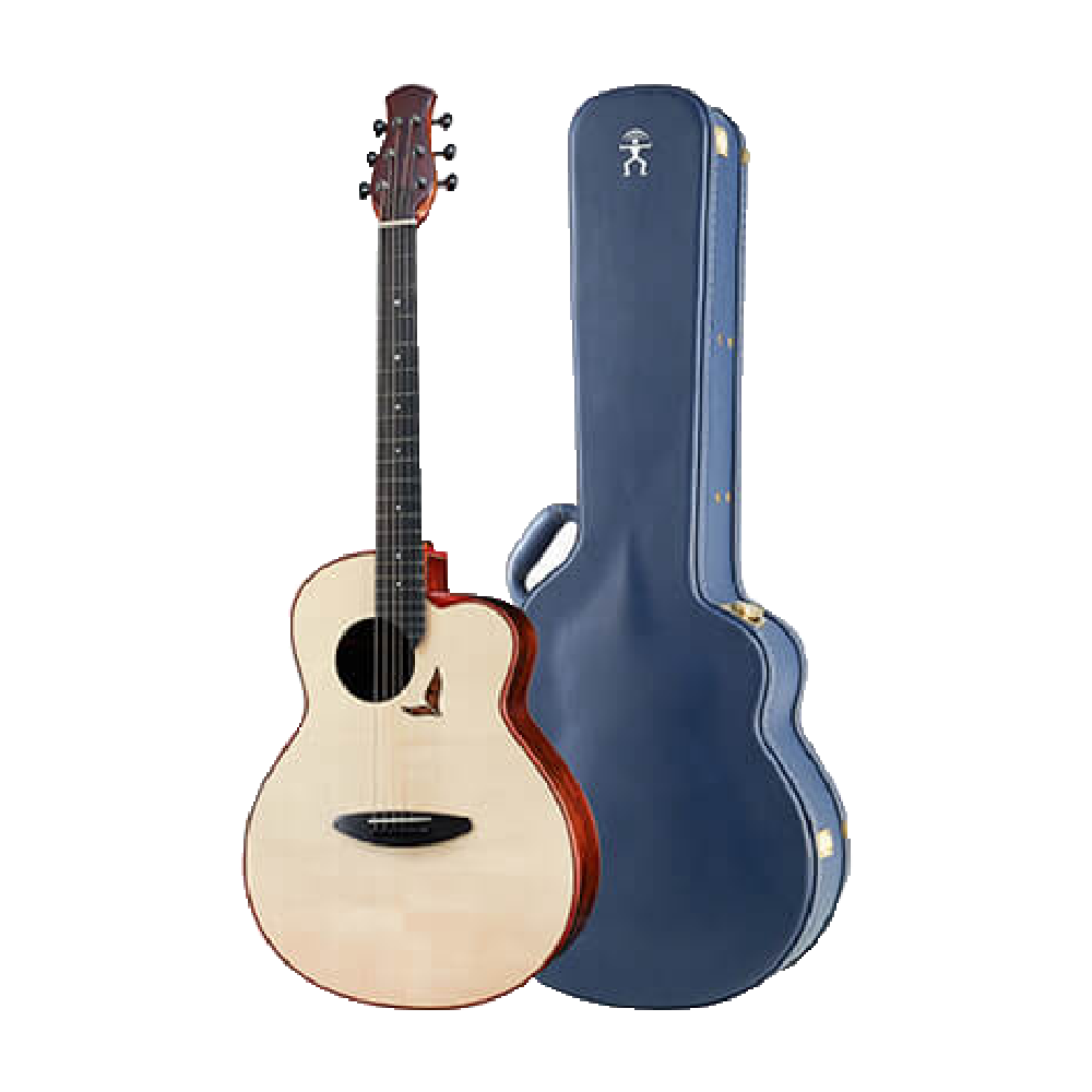 aNueNue aNueNue / LS800 杉田健司 吉他未來系列 41吋全單木吉他(月亮雲杉木)(原聲款/插電款)(LS800/LS800E) 彩虹人官方認證 — 三峽吉他 / Bass｜YA! 玩音樂