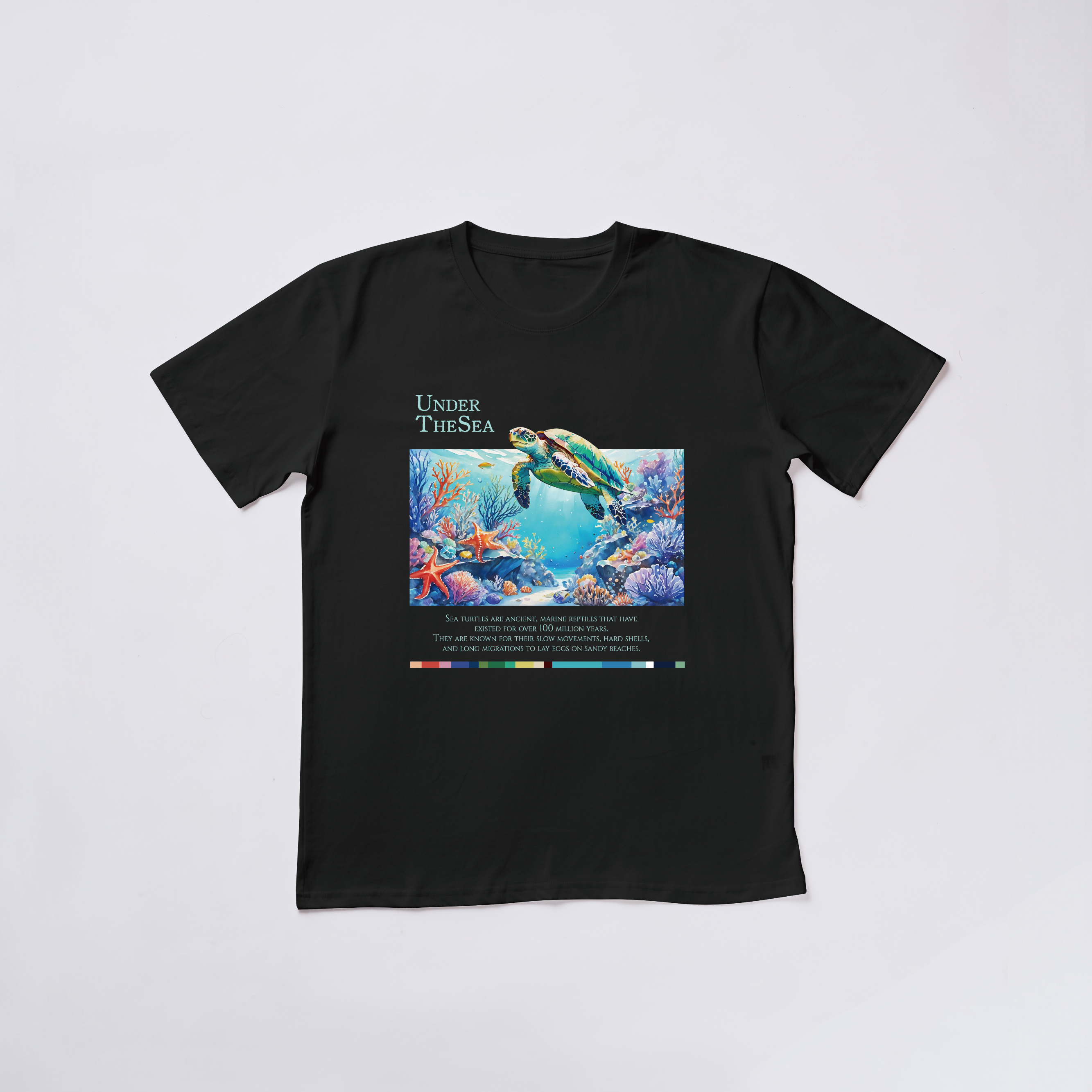 動物王國展 兒童款T恤｜《海龜》